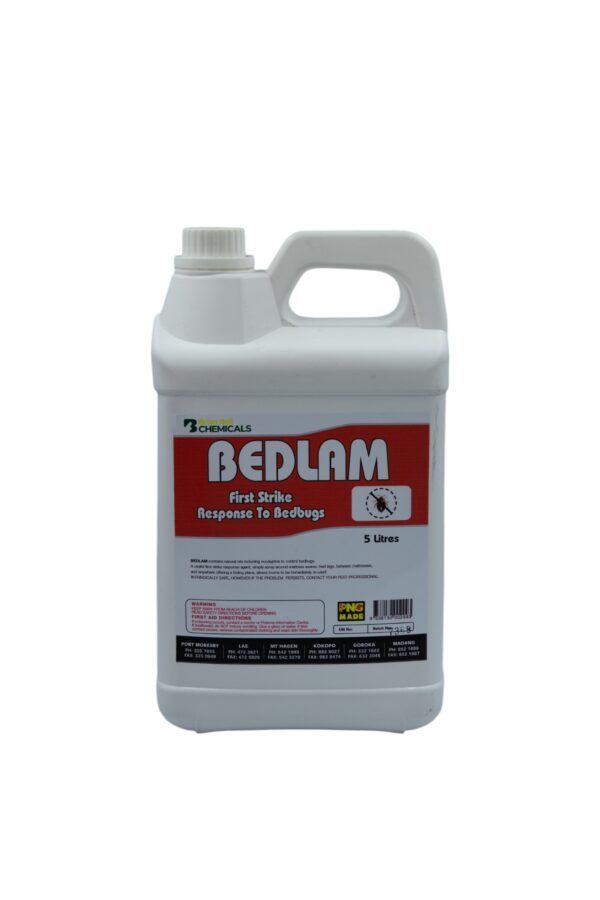 BEDLAM LIQUID BED BUG REMOVER (5 LITERS)