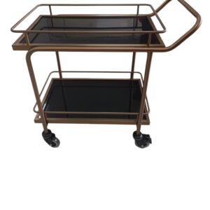 STAINLESS STEEL SERVICE TROLLEY