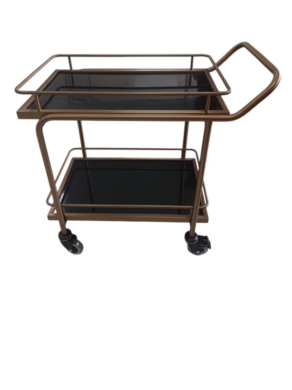 STAINLESS STEEL SERVICE TROLLEY