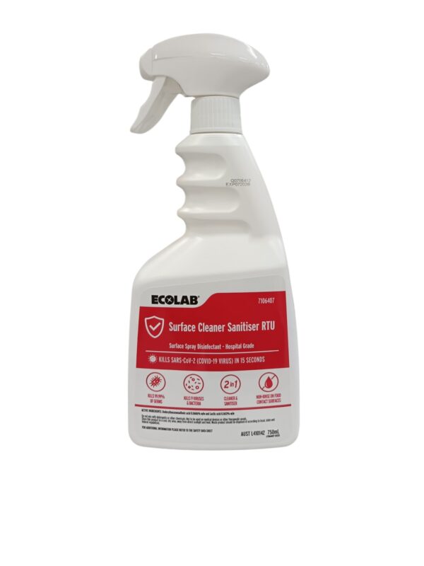 ECOLAB SURFACE CLEANER SANITISER (750 ML)