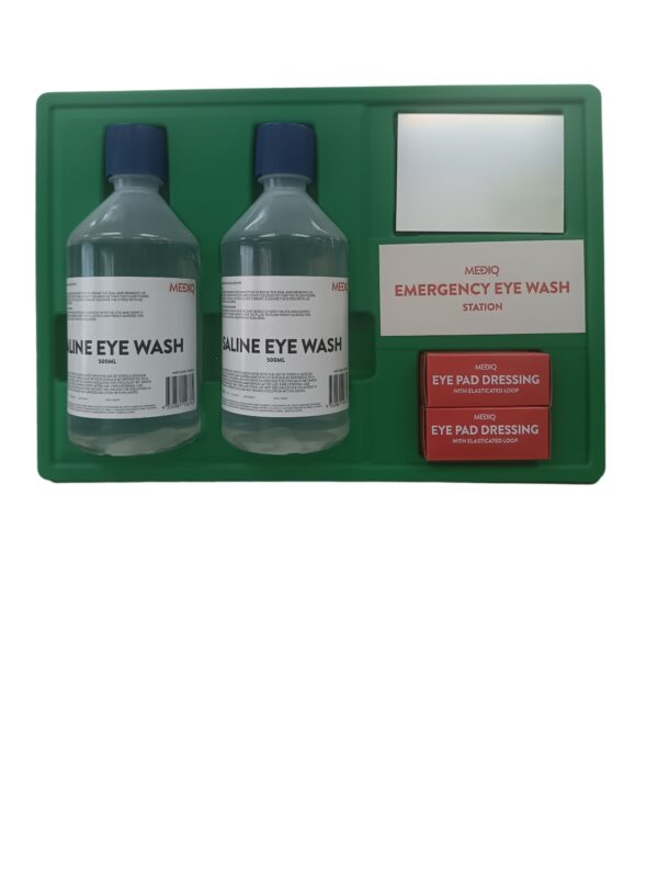 PORTABLE EYE WASH STATION WITH MIRROR