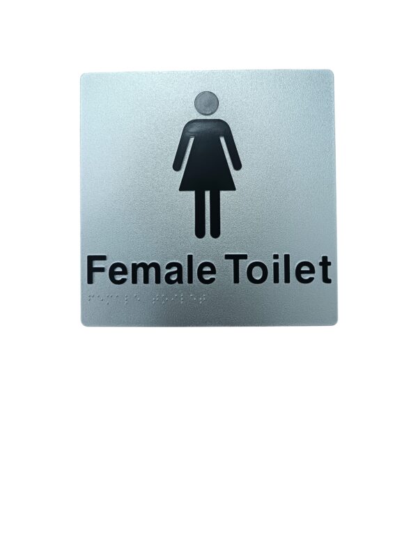 DOLPHY FEMALE TOILET BRAILLE SIGN
