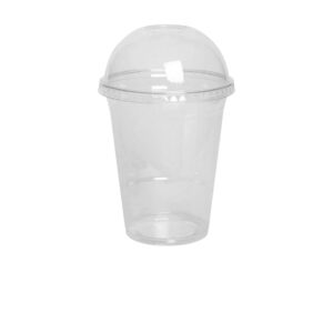 CLEAR PLASTIC MILKSHAKE CUP REGULAR (12 OZ. )