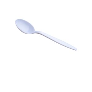 HEAVY DUTY PLASTIC SPOON WHITE (7'')