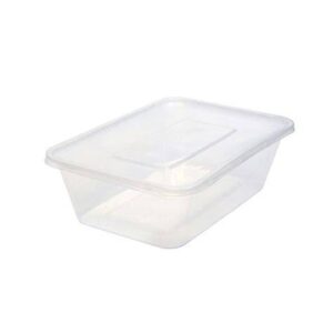 PP CLEAR RECTANGULAR CONTAINER 750 ML