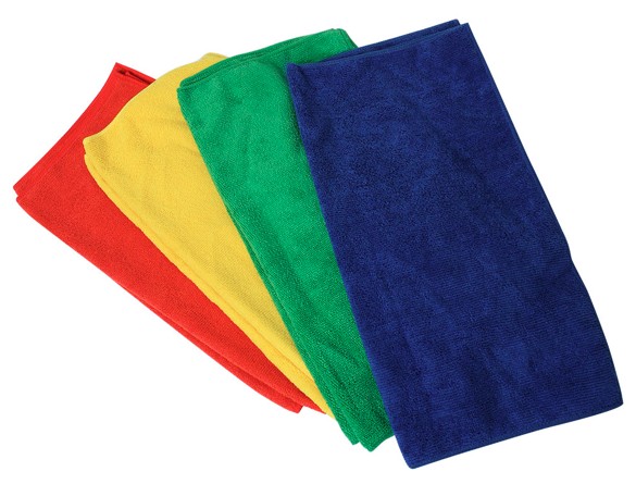 SABCO MIXED COLOURED MICROFIBRE CLOTHS