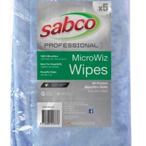 SABCO ALL PURPOSE MICROFIBRE CLOTHS BLUE